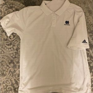 Notre Dame Adidas Golf Shirt L